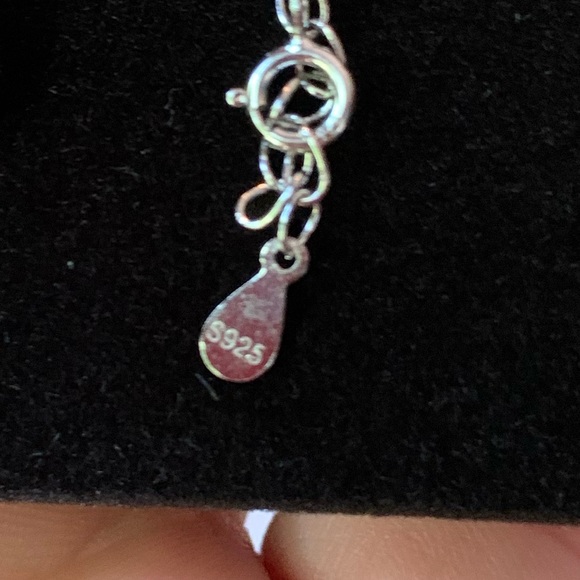 Moissanite Halo Pendant Necklace 1 ct - Picture 4 of 5